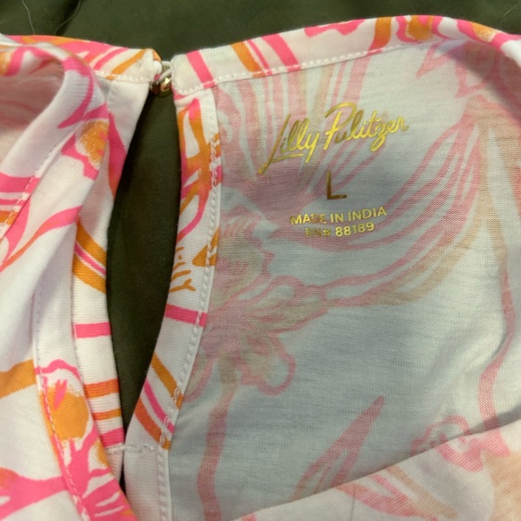 💕🧡NWOT Lilly Pulitzer lovely long stems Dixi dress 🧡💕 - Picture 6 of 7